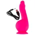 SMILE Powerful - vibrator cu ventuză, 2 motoare, reîncărcabil - roz