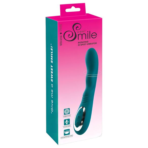 SMILE - vibrator rotativ pentru punctul G - reîncărcabil, impermeabil, verde