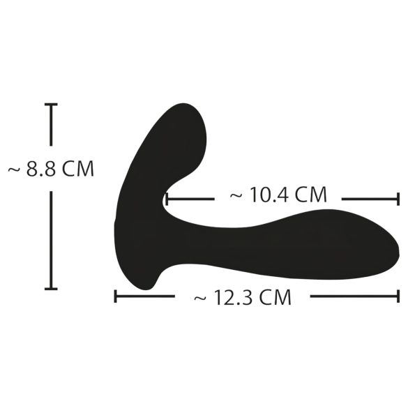 XOUXOU - vibrator purtabil G și P punct electric (negru)