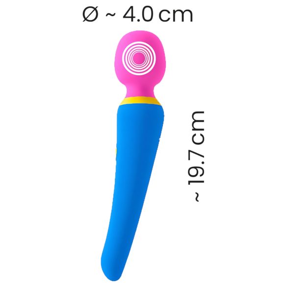 You2Toys - vibratoare masaj reîncărcabil, impermeabil - multicolor