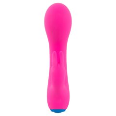   You2Toys colorat - vibrator cu clitoris și acumulator rezistent la apă (roz)