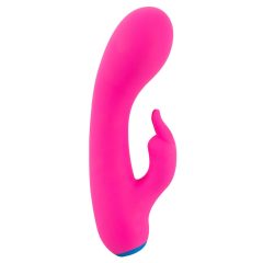   You2Toys colorat - vibrator cu clitoris și acumulator rezistent la apă (roz)