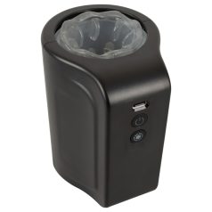 Rebel - masturbator rotativ rezistent la apă - negru