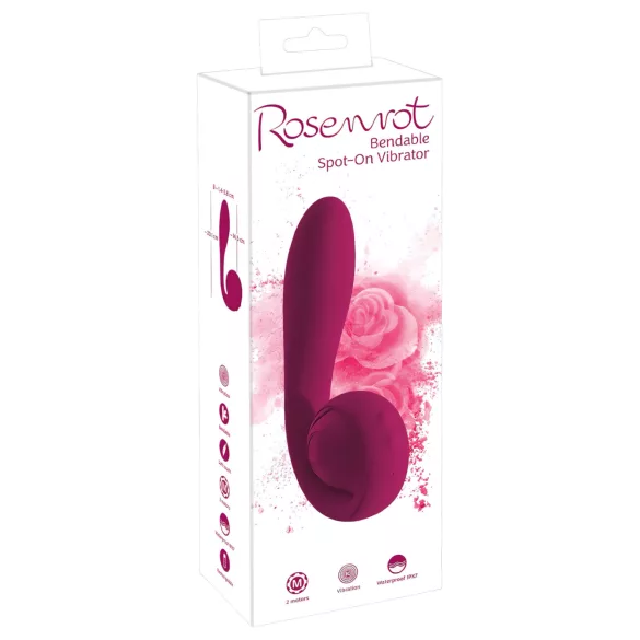 You2Toys Rosenrot - vibrator pentru punctul G, cu acumulator, rezistent la apă (roșu)