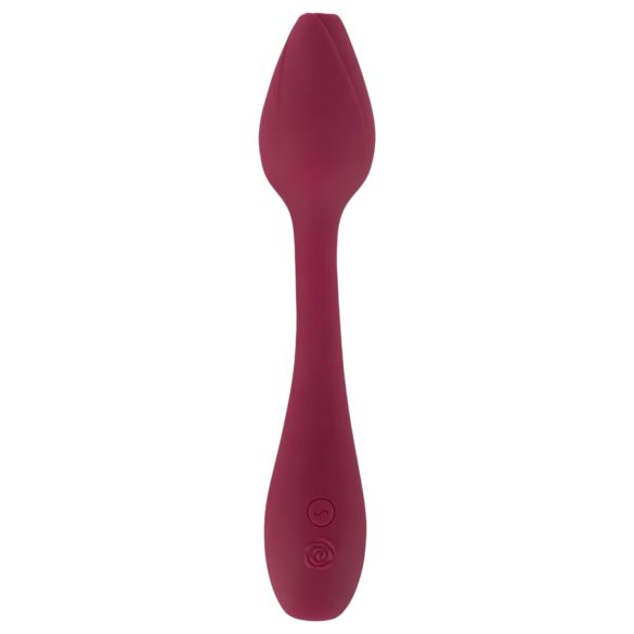 You2Toys Rosenrot - vibrator flexibil pentru punctul G - roșu
