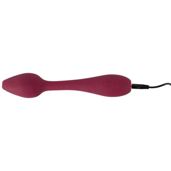 You2Toys Rosenrot - vibrator flexibil în formă de boboc de trandafir pentru punctul G (roșu)