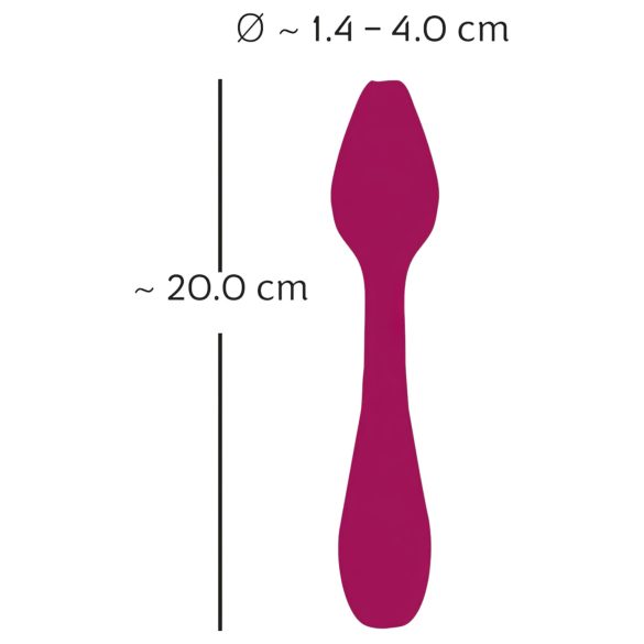 You2Toys Rosenrot - vibrator flexibil pentru punctul G - roșu