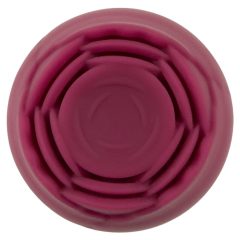   You2Toys Rosenrot - vibrator de masaj cu tulpină de trandafir reîncărcabilă (roșu)