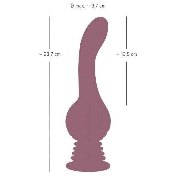 You2Toys - Vibrator punctul G - rezistent - silicon mov