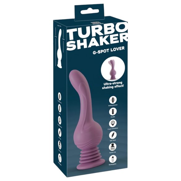 You2Toys - Vibrator punctul G - rezistent - silicon mov