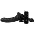 You2Toys - Vibrator strap-on cu vibrații - negru