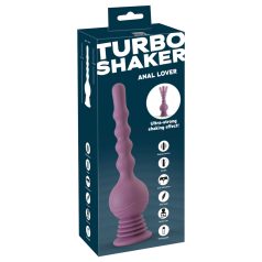   You2Toys - Vibrator anal cu vibrații puternice - silicon mov