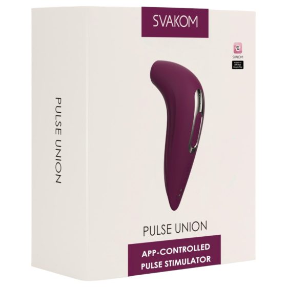 Svakom Pulse Union - stimulator inteligent al clitorisului cu val de aer (violet)