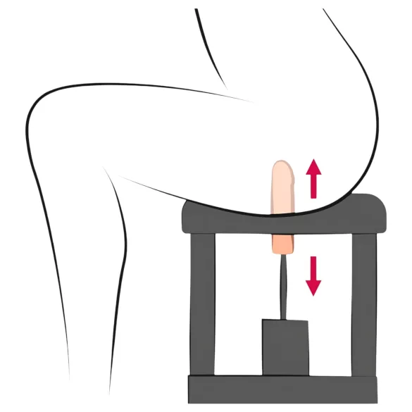 The Banger Sit-On-Climaxer - mașină sexuală electrică (negru)