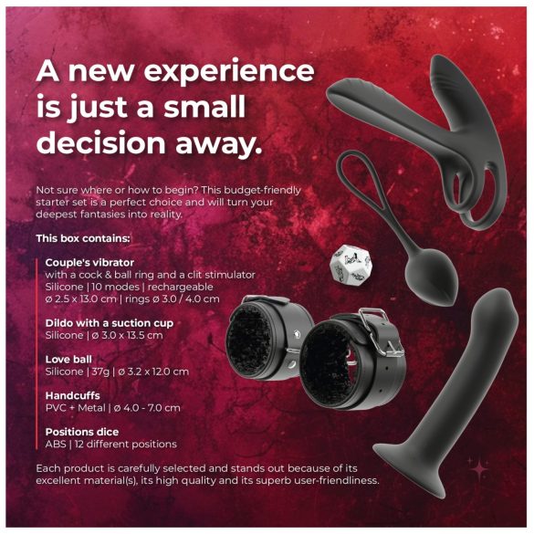 Magic Shiver Together - set erotic pentru cupluri - 5 piese