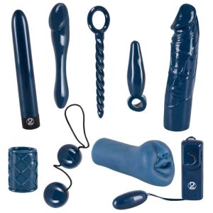 Set de jucării sexuale You2Toys - Midnight Blue - cu vibrator (9 piese)