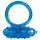 You2Toys - inel pentru penis cu vibrații - silicon - albastru