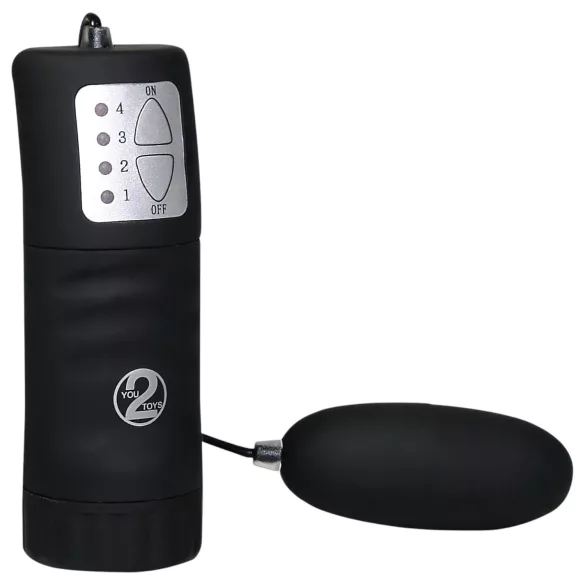 You2Toys - Ou vibrator negru - catifelat