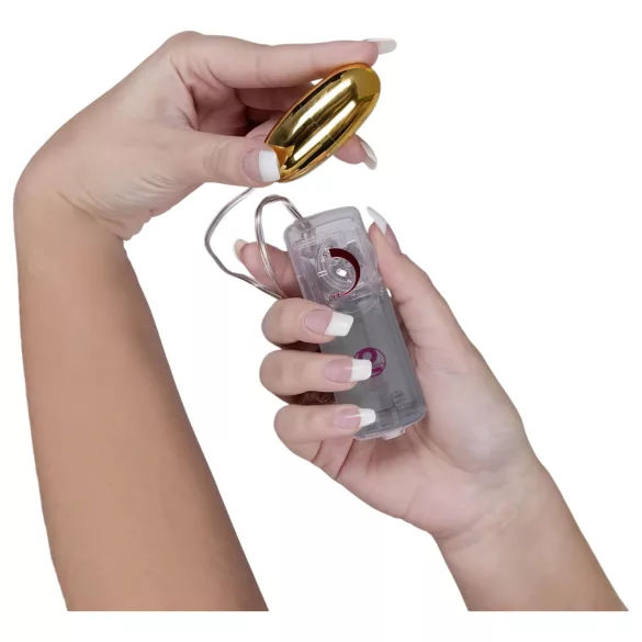 You2Toys - Ou vibrator auriu cu telecomandă