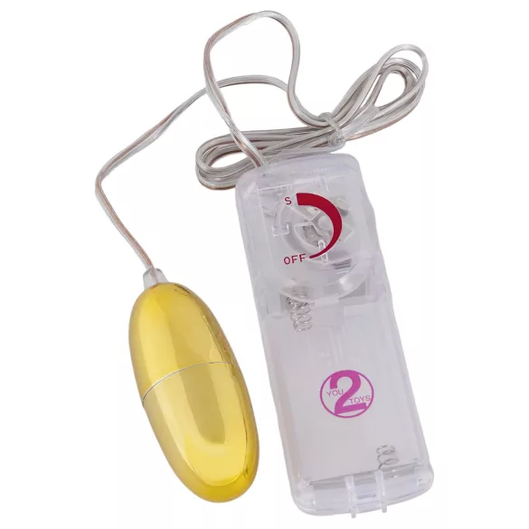 You2Toys - Ou vibrator auriu cu telecomandă