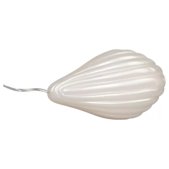 You2Toys - Vibrator purtabil tip scoică - cu vibrații - alb