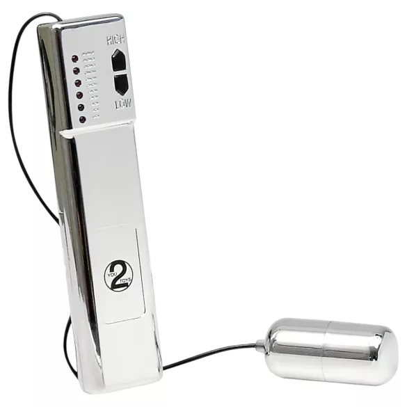 You2Toys Climax - Ou vibrator - argintiu