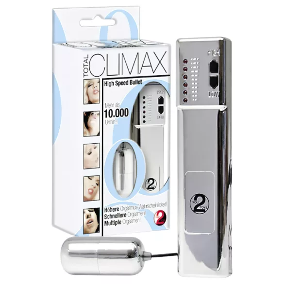 You2Toys Climax - Ou vibrator - argintiu