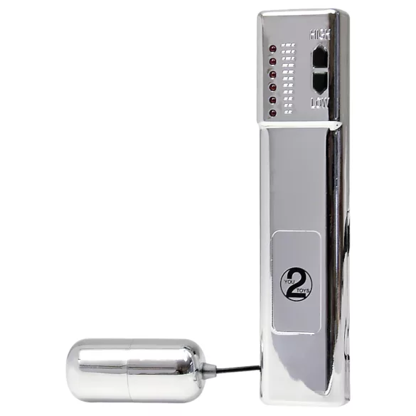 You2Toys Climax - Ou vibrator - argintiu