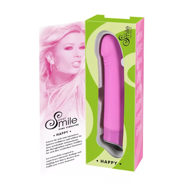 SMILE Happy - vibrator cu 7 trepte (roz)