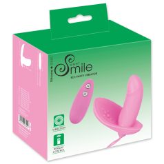 SMILE Shelly - vibrator cu telecomandă tip scoică - roz