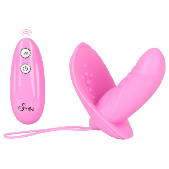 SMILE Shelly - vibrator cu telecomandă tip scoică - roz