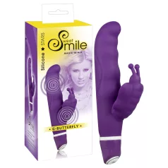   SMILE - Vibrator cu fluture pentru stimulare punct G - silicon