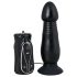 You2Toys - Vibrator anal cu funcție de împingere - negru