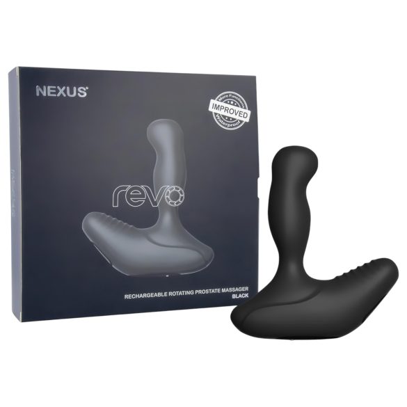 Nexus Revo - vibrator rotativ pentru prostată (negru)