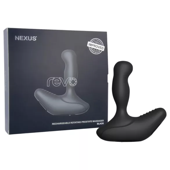 Nexus Revo - vibrator rotativ pentru prostată (negru)