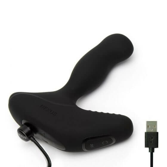Nexus Revo - Stimulator de prostată rotativ de nouă generație (negru)