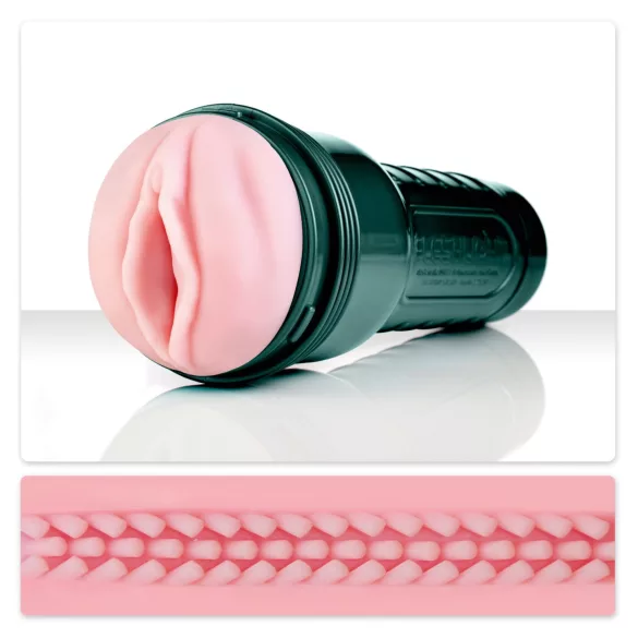 Fleshlight - vagin realist Vibro - silicon roz