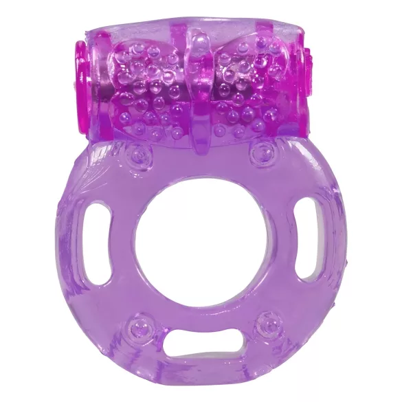 You2Toys - Inel pentru penis cu vibrații unică folosință - mov