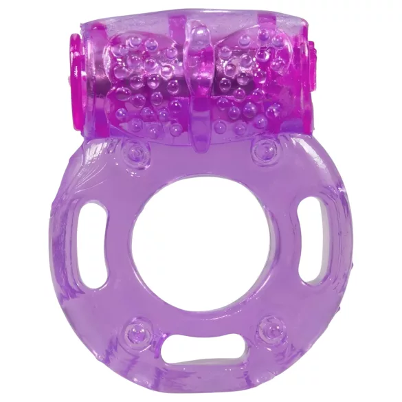 You2Toys - Inel pentru penis cu vibrații unică folosință - mov