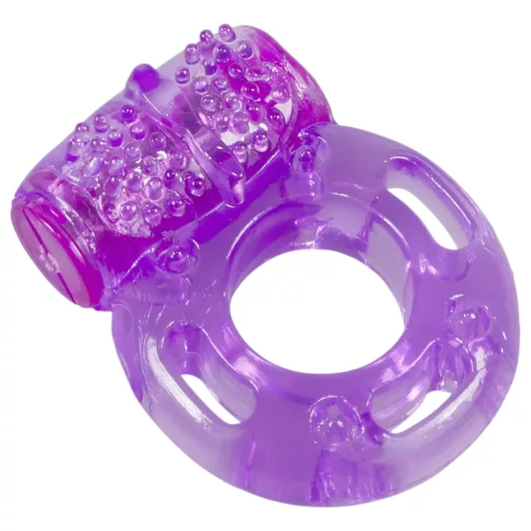 You2Toys - Inel pentru penis cu vibrații unică folosință - mov