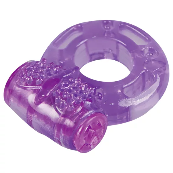 You2Toys - Inel pentru penis cu vibrații unică folosință - mov