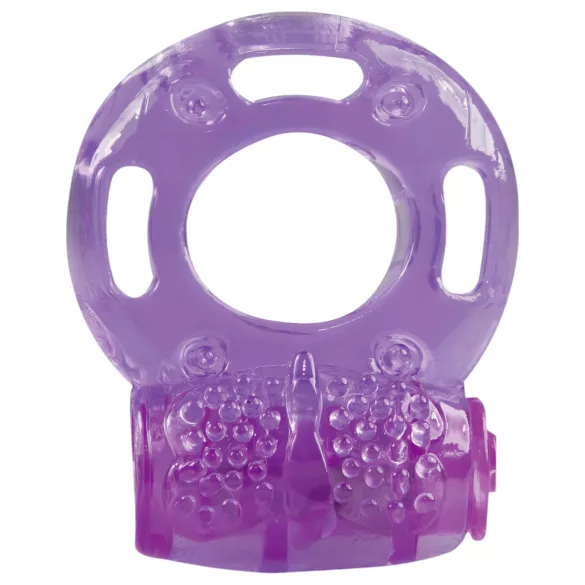 You2Toys - Inel pentru penis cu vibrații unică folosință - mov