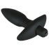Black Velvet butt plug vibrator - mic
