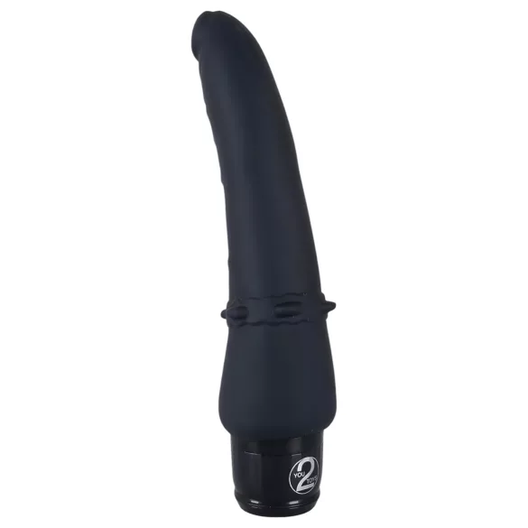You2Toys - vibrator anal cu vibrații - silicon negru