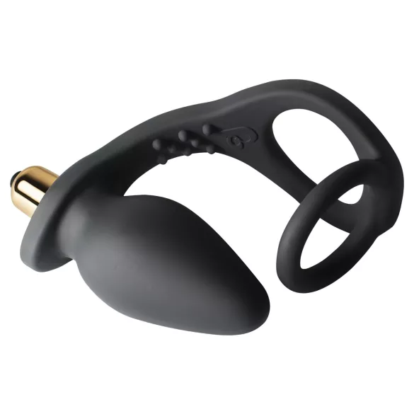 RO-ZEN - inel dublu pentru penis și vibrator anal