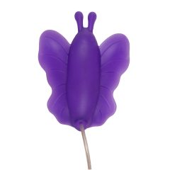 Flutter Butterfly - vibrator intim din silicon (mov)