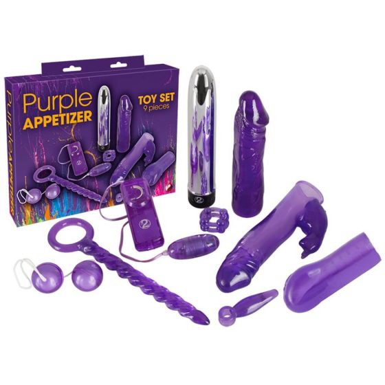 You2Toys - Purple Appetizer - set vibrator (9 bucăți)