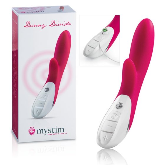mystim Danny Divido - vibrator cu stimulare a clitorisului (roz)