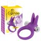 SMILE Rabbit - inel vibrator pentru penis (mov)
