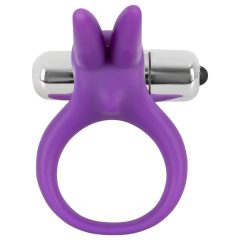 SMILE Rabbit - inel vibrator pentru penis (violet)